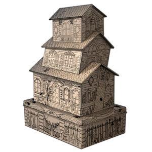 Harry & David Halloween Packaging   Crooked House Gift Tower