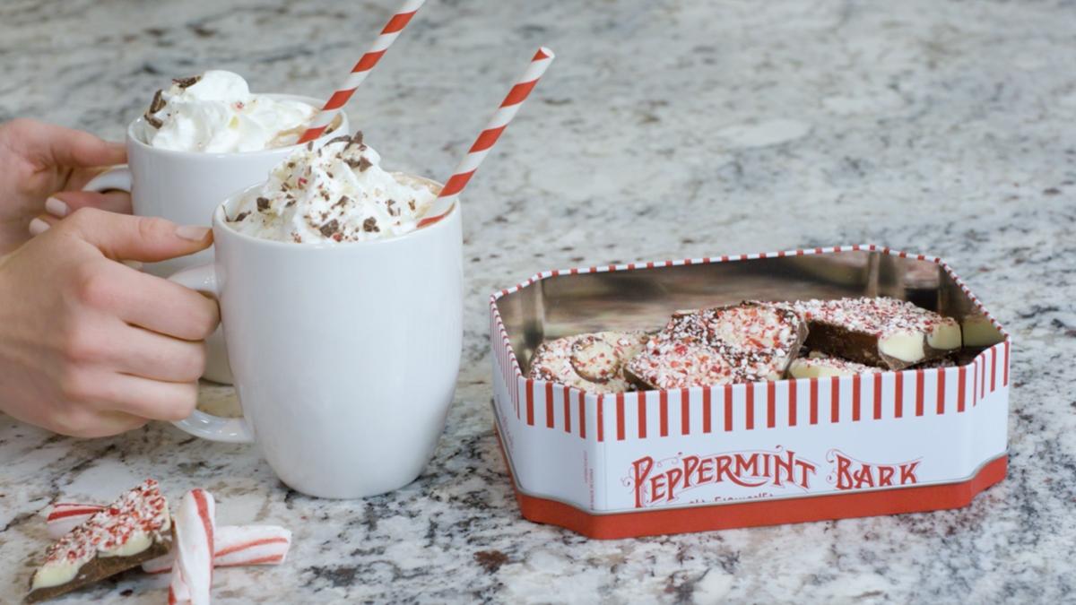 peppermint hot chocolate recipe hero