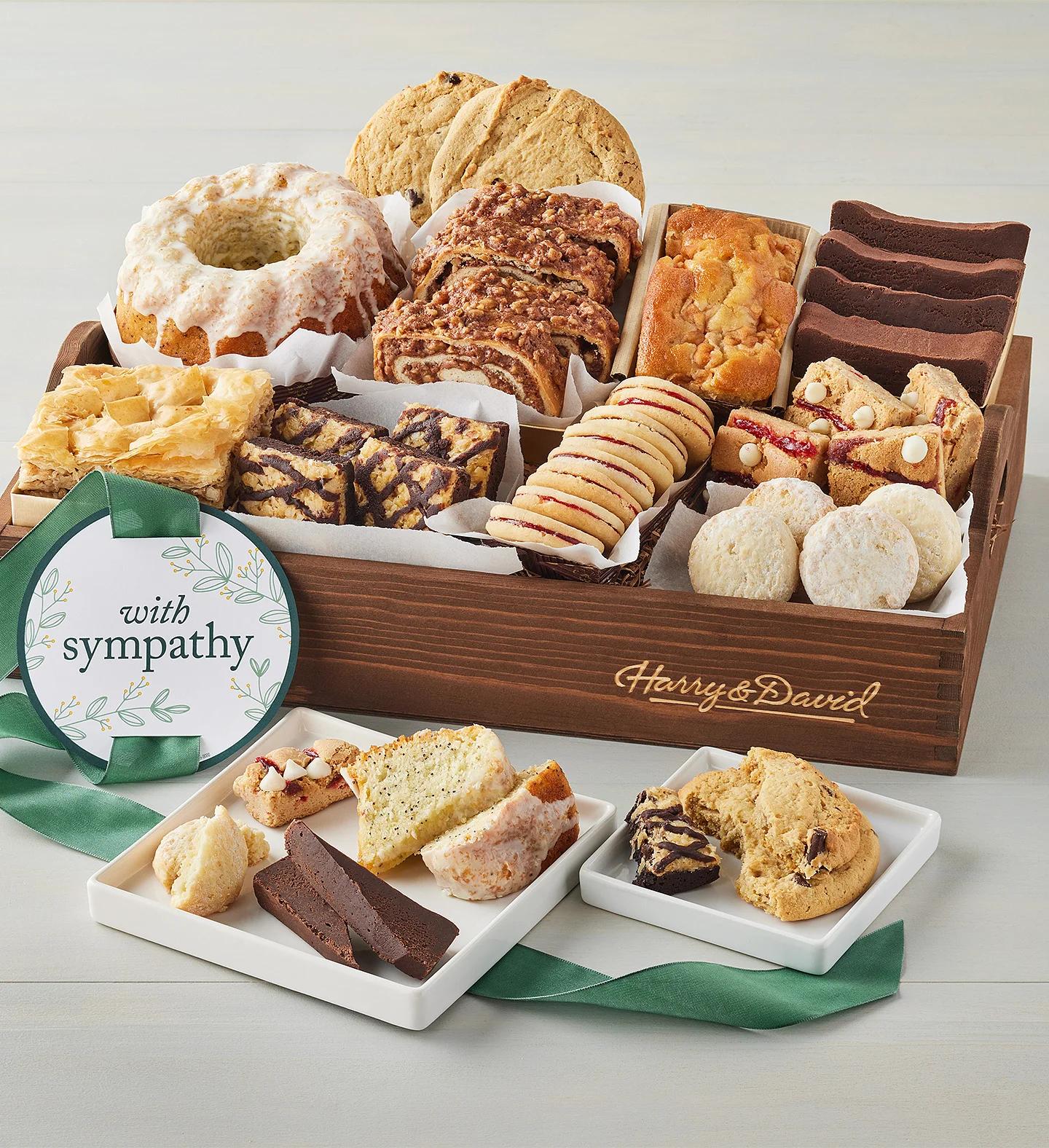 sympathy gift ideas sympathy bakery tray