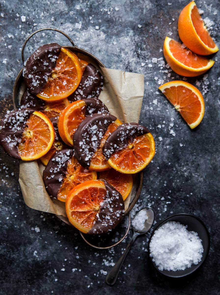 chocolate candied orange slices