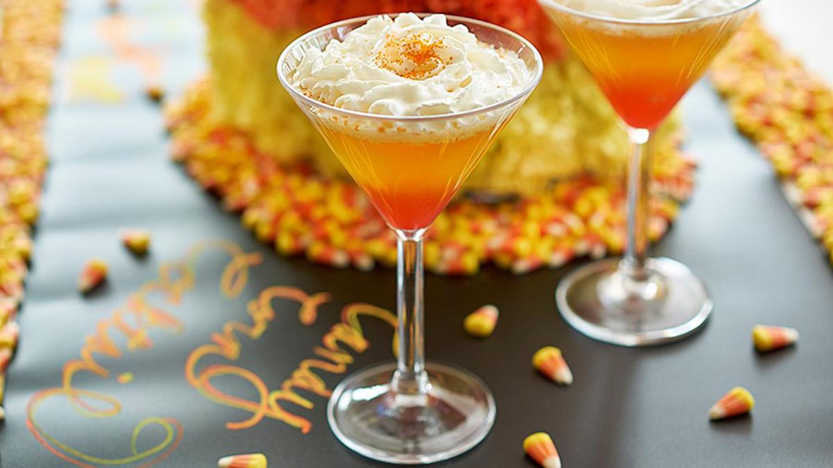 candy corn cocktail x