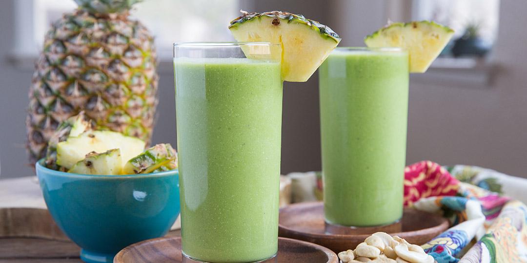 Green Pineapple Smoothie x