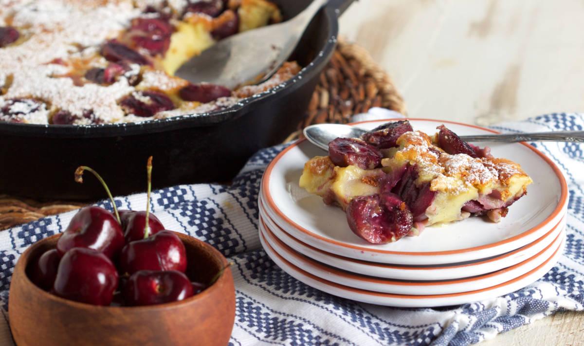 SIMPLE CHERRY CLAFOUTIS