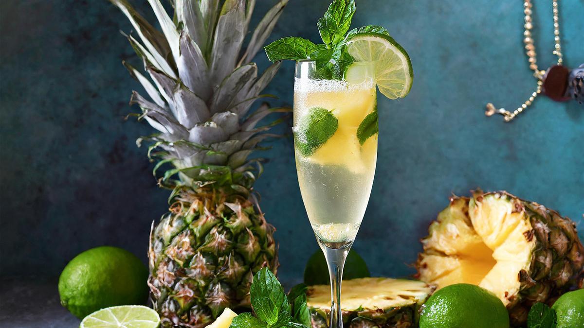 Sparkling Pineapple Cocktail