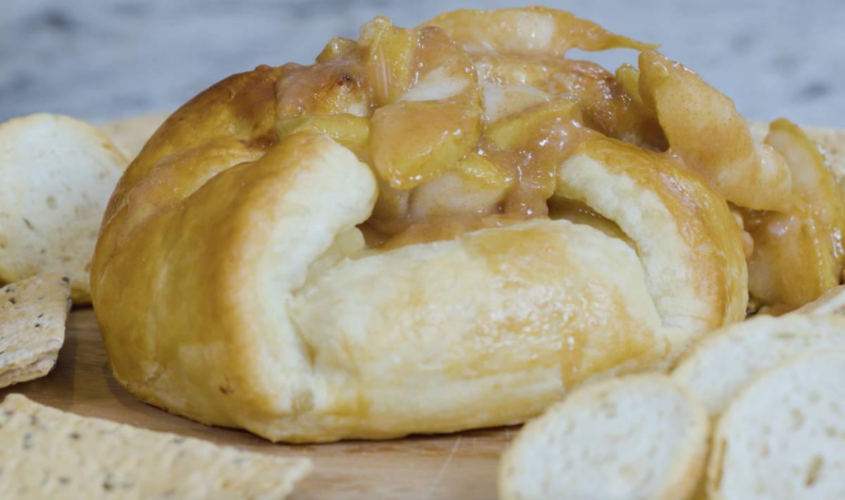 Pear Butter Baked Brie