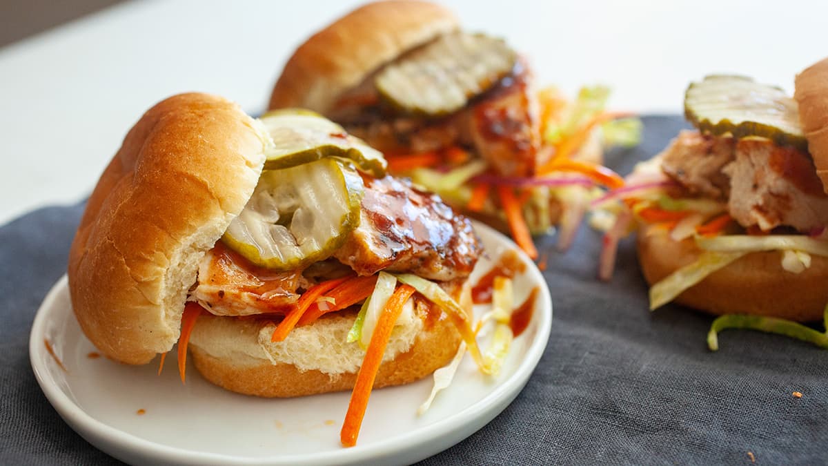 Chicken Sliders with BBQ Sauce Recipe | The Table by Harry & David