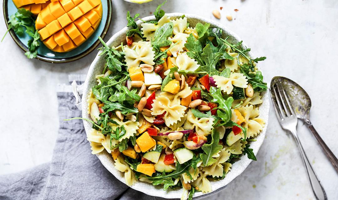 Sweet and Spicy Mango Pasta