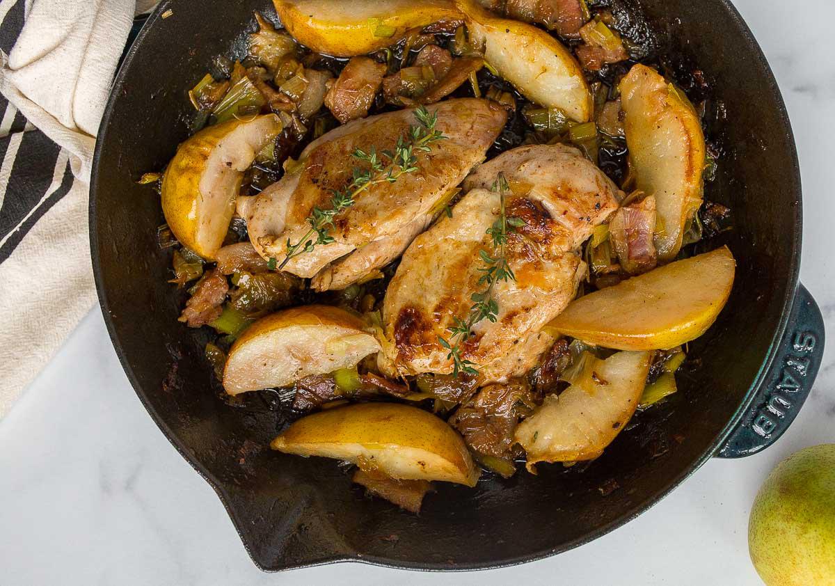 Skillet Chicken for Two