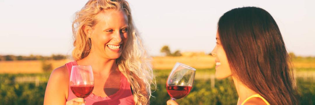 bachelorette party    women drinking wine image