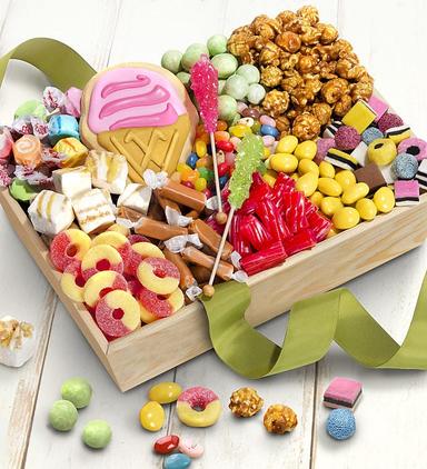 back to school celebration tips    tray of candy