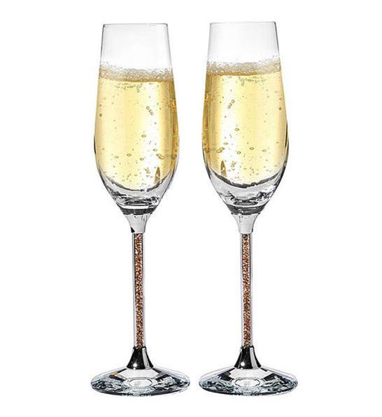 anniversary gift guide image   matching champagne flutes