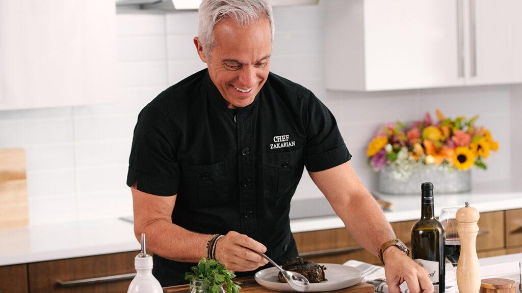 Geoffrey Zakarian cooking for the holidays.