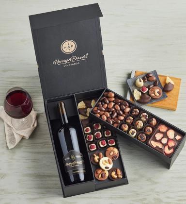 harry and david wine belgian chocolate bento box reserve cabernet sauvignon wine