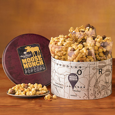 Moose Munch Gourmet Popcorn from Harry David