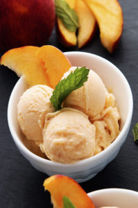 Peach Desserts Frozen Yogurt Recipe