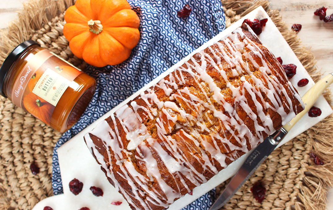 Cranberry Pumpkin Butter Bread