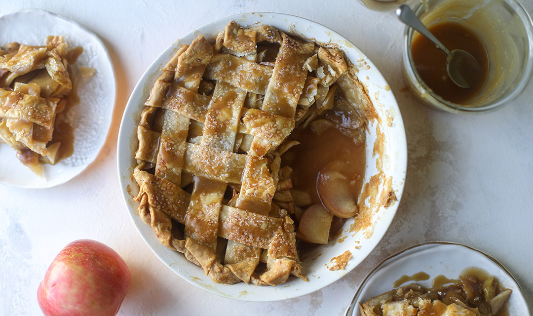 Salted Caramel Apple Pie