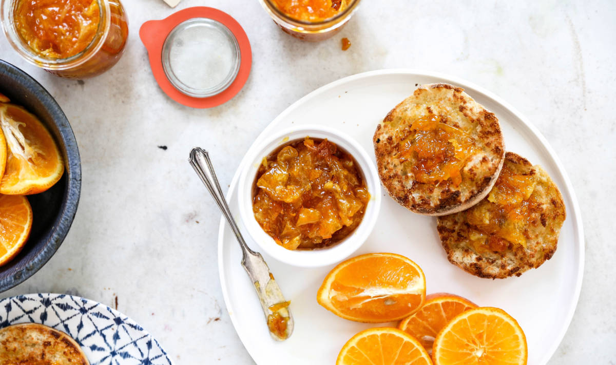 Refrigerator Orange Marmalade with Ginger