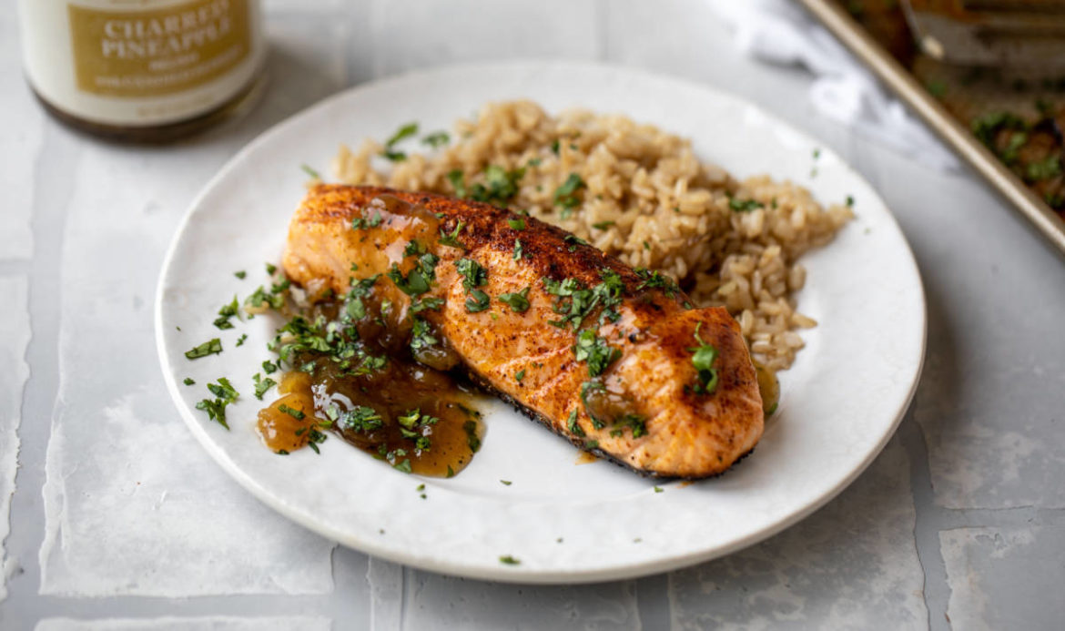 Grilled Salmon Recipe With Pineapple | The Table by Harry & David