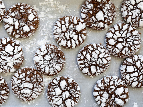 Chocolate Crinkle Cookies - Simple Joy