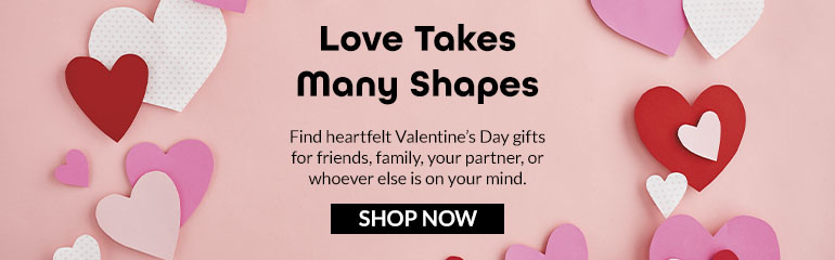 Love Many Shapes   Valentines Day Collection Banner Ad