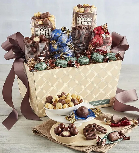 Best gift baskets full of chocolate treats and snacks