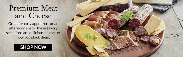 Harry David banner for meat and cheese