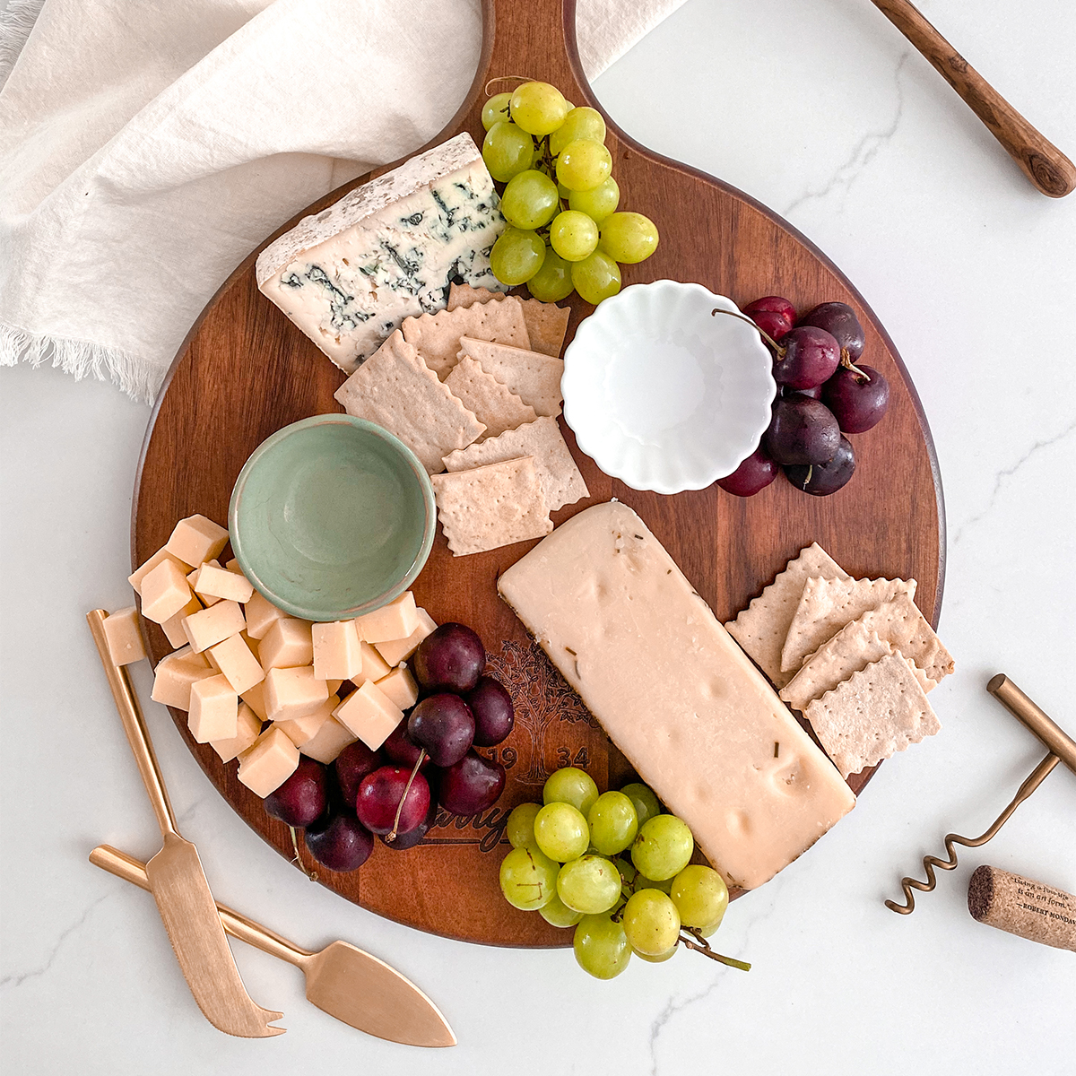 charcuterie board step