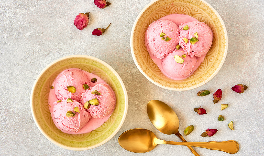 Rosewater Ice Cream