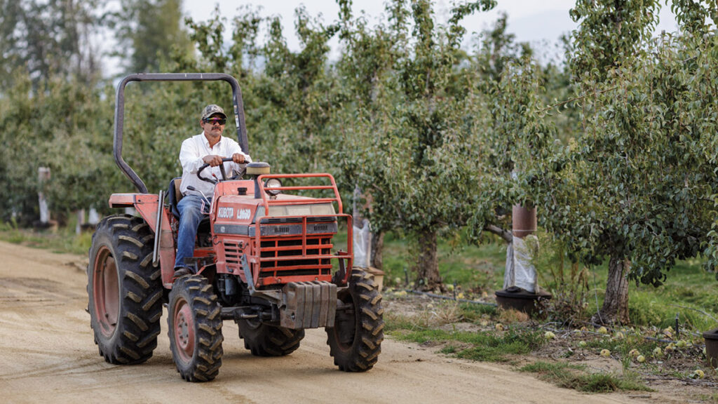 labor day facts image man driving a tractor