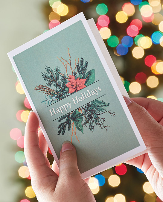 happy holiday card sayings