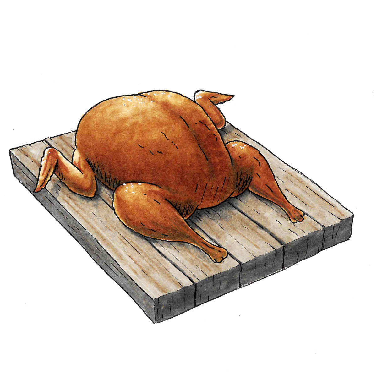 How To Carve A Turkey An Illustrated Guide The Table By Harry David   How To Carve A Turkey Full Bird 