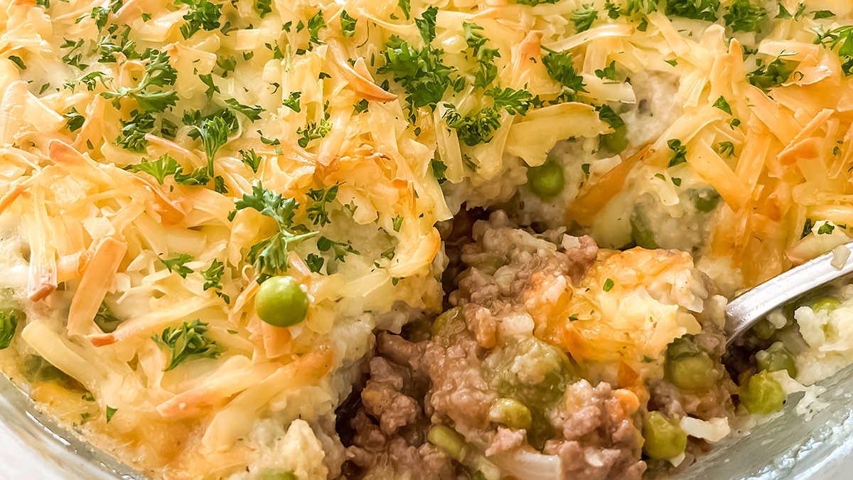 Cauliflower Risotto Shepherd's Pie