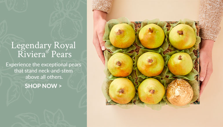 Legendary Royal Riviera Pears Pear Collection Banner ad