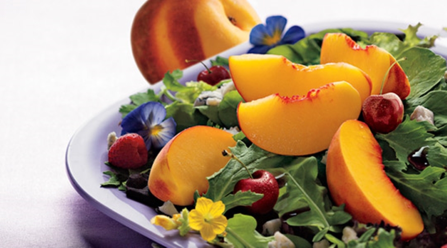 Peachy Sunflower Salad