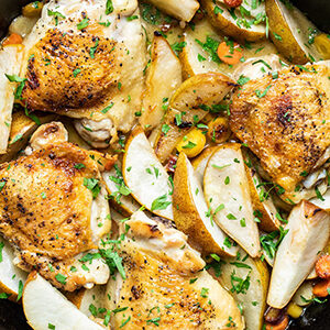 https://www.harryanddavid.com/blog/wp content/uploads///pear recipes pear braised chicken x