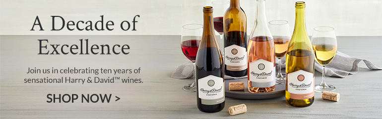 drink station Banner ad for Harry David wine