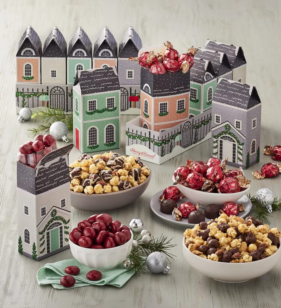 advent calendar confections christmas village