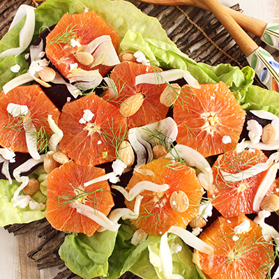 Cara Cara orange fennel salad