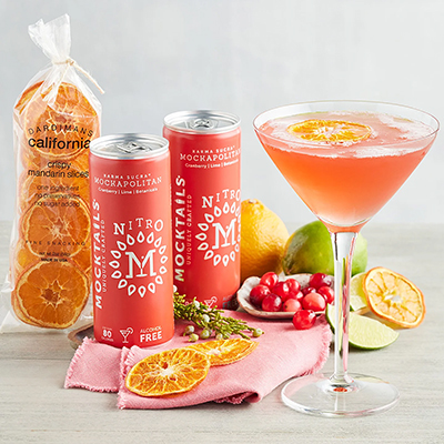 Mocktail ideas with a cosmopolitan mocktail kit