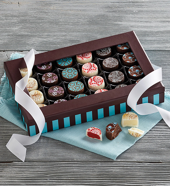 Feel better gifts with a box of artisan truffles